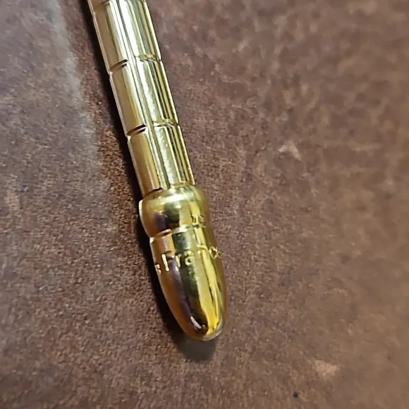 Louis Vuitton Stylo Mini Agenda Gold Ballpoint Pen Authentic Used from Japan - Picture 4 of 5